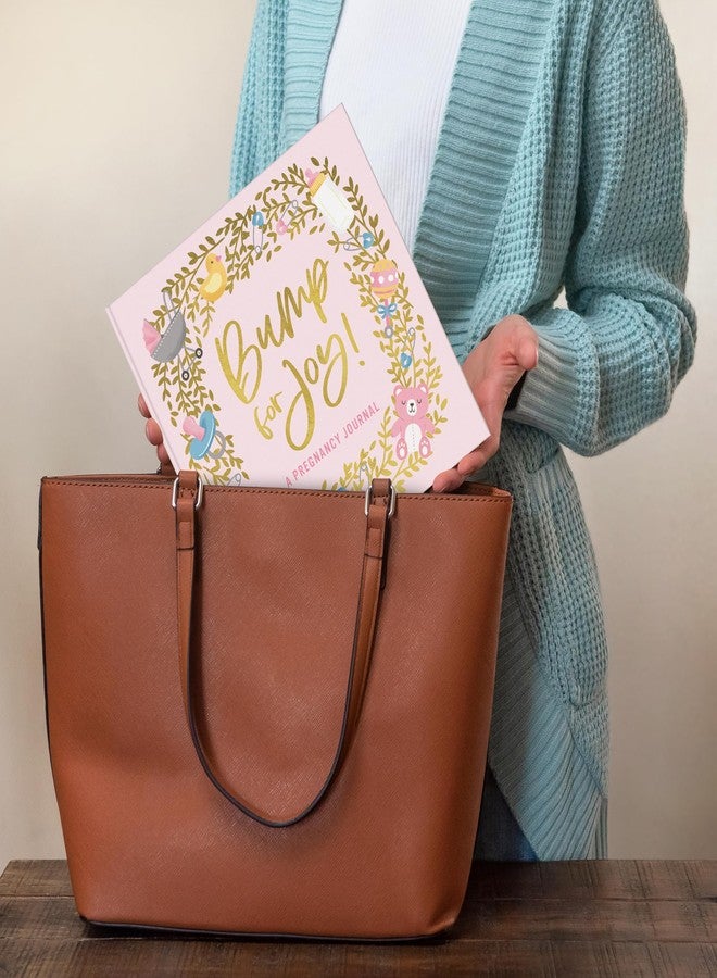 Studio Oh! Guided Pregnancy Journal - Bump for Joy - Beautifully Illustrated Hardcover Journal with Storage Pockets Creates a Keepsake of Maternity Memories, Pink - Image 5